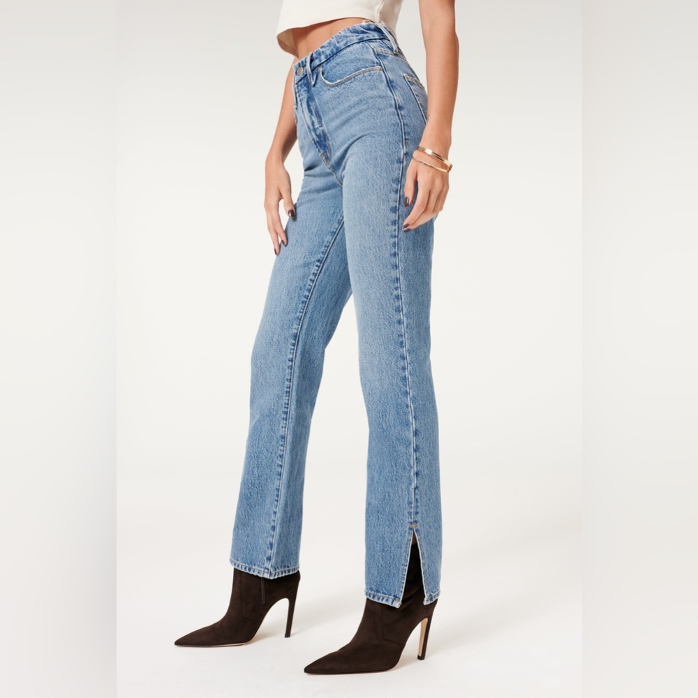 Good American Good Boy Split Hem